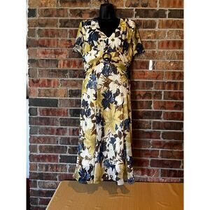 Sheri Martin New York Floral Short Sleeve Dress Women’s Size:10